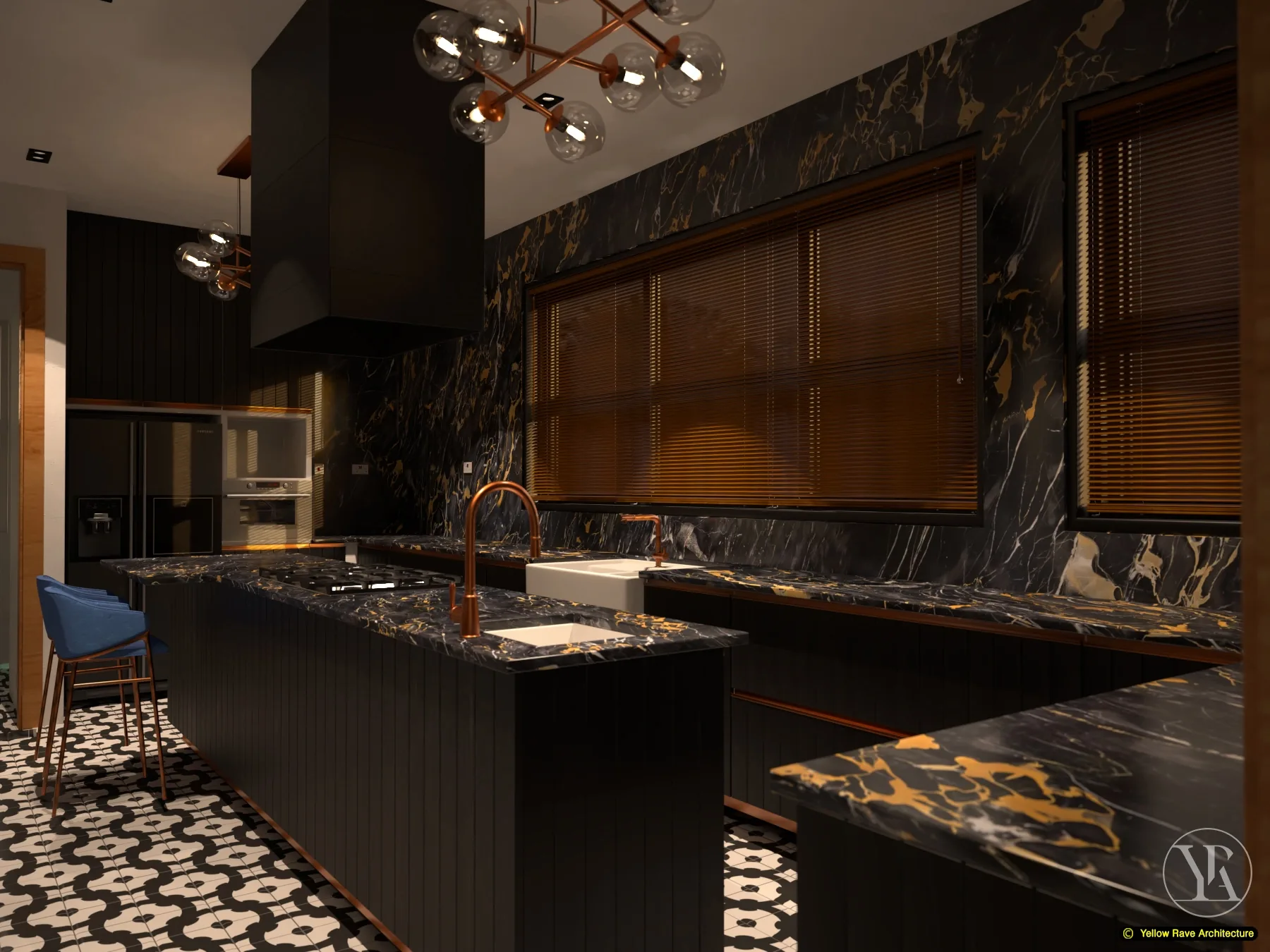 Luxury Dark Kitchen
