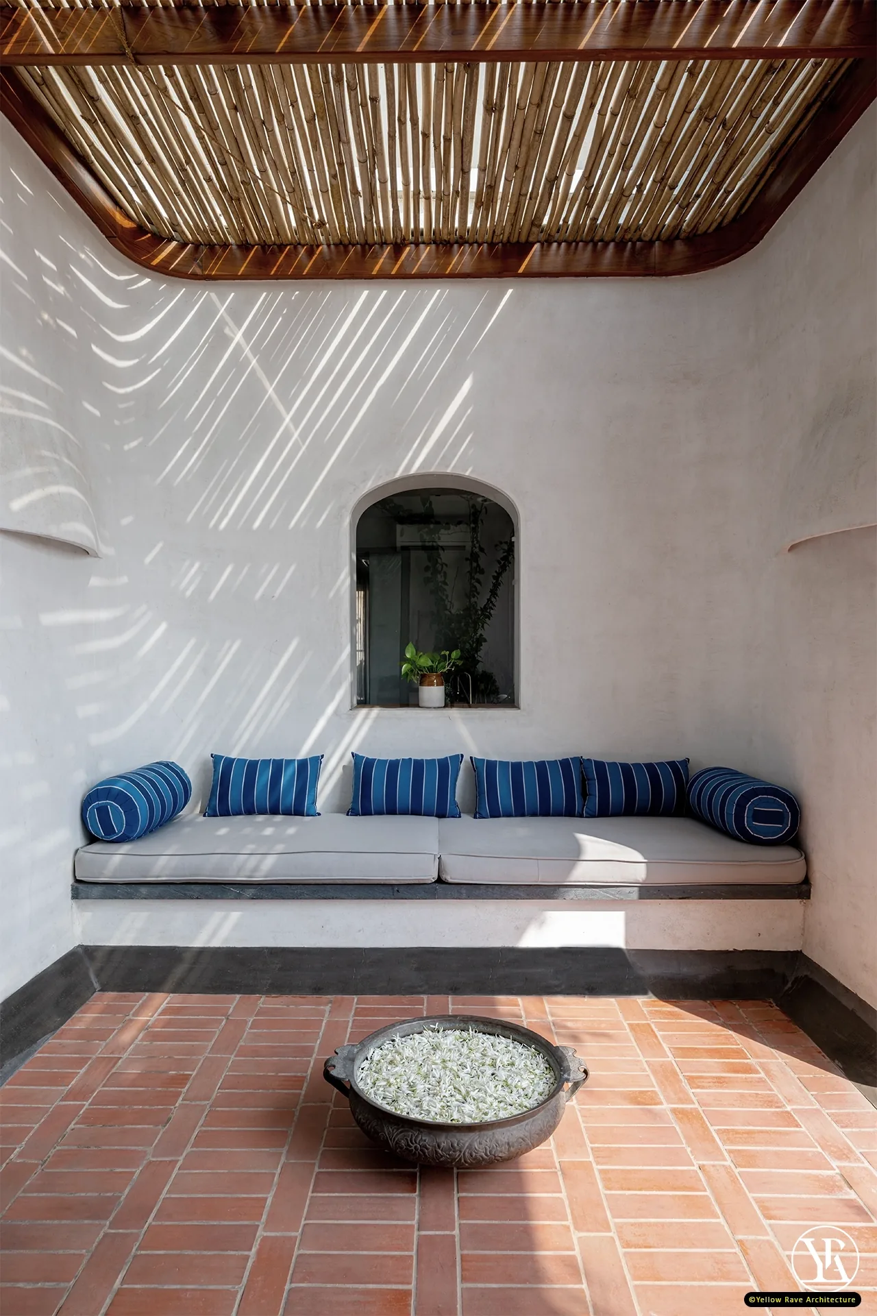 Minimalist Mid-Century Interiors — outdoor terrace with mid-century furniture and coastal view, Nyali, Mombasa
