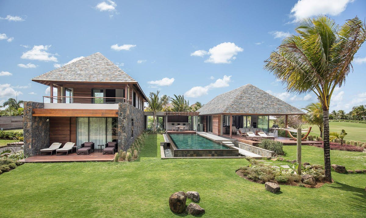 Serenity Abode — two-pavilion compound with lap pool, Manda Island
